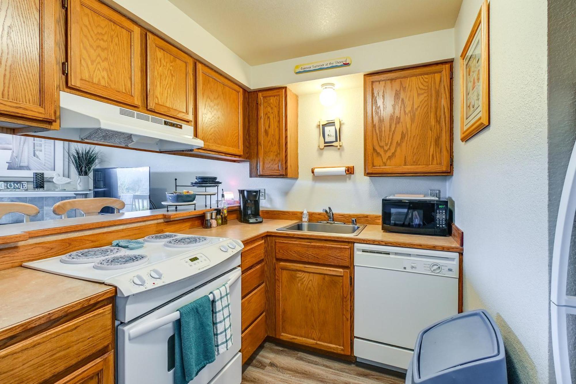 Ocean Shores Condo With Balcony Less Than 1 Mi To Beach! Exterior foto